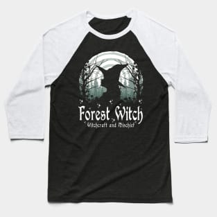 Wicca Witchcraft Forest Witch Baseball T-Shirt